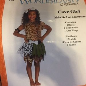 Cave Girl costume size Large 10-12